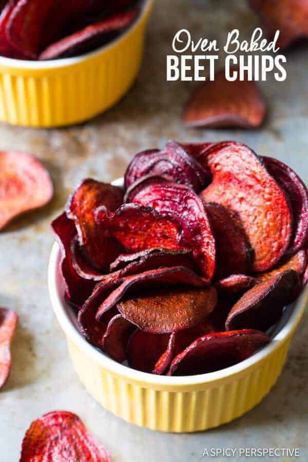 Oven Baked Beet Chips