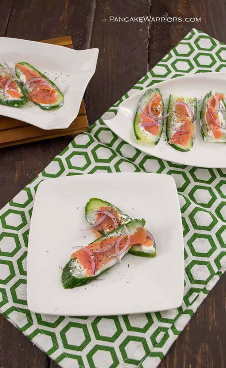 Smoked Salmon and Cucumber Bites