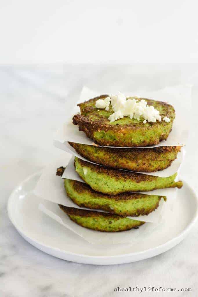 Broccoli Feta Fritters