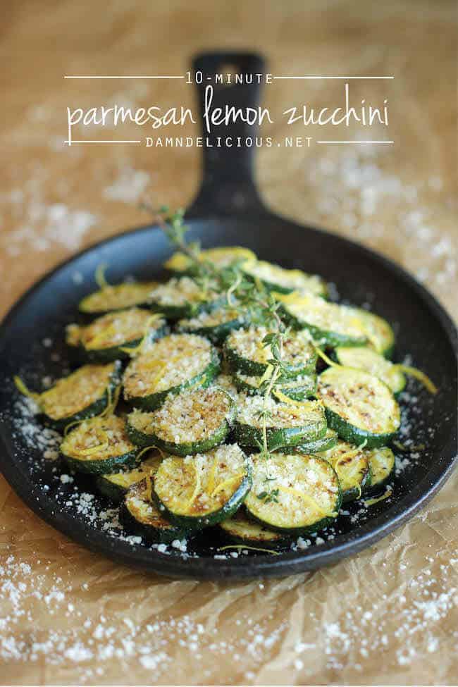 Parmesan Lemon Zucchini