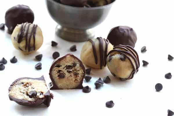 Low Carb Chocolate Chip Cookie Dough Bites