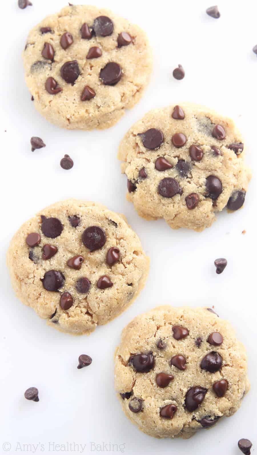 Coconut Flour Chocolate Chip Cookies