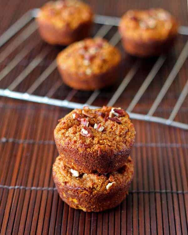 Grain-Free Coconut Flour Pumpkin Muffins