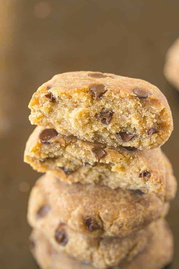 Healthy 4 Ingredient Banana Cake Cookies