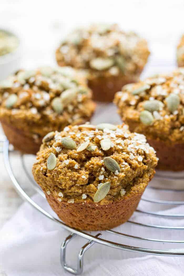 Skinny Pumpkin Quinoa Muffins