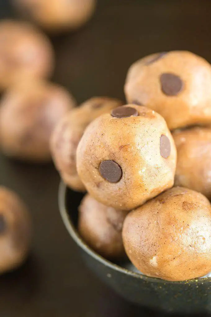 No Bake Banana Bread Bites