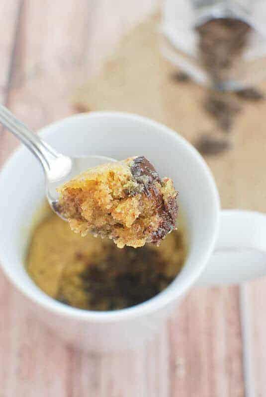 Paleo Chocolate Chip Mug Cookie