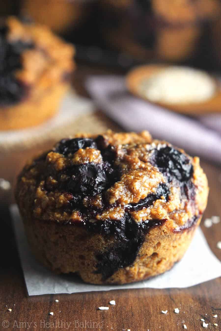 Blueberry Buttermilk Bran Muffins