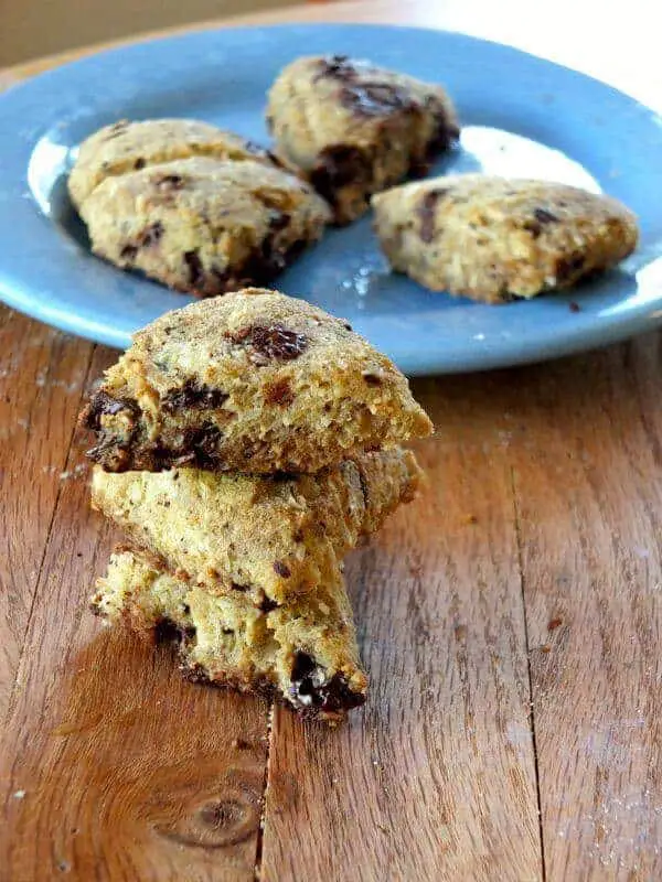 Paleo Chocolate Chip Scones