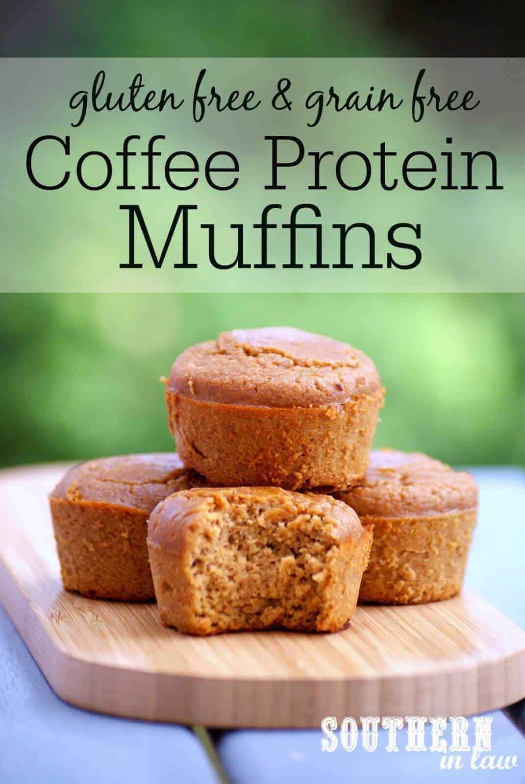 Healthy Coffee Protein Muffins