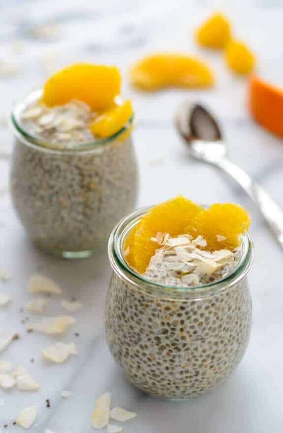 Orange Coconut Chia Pudding