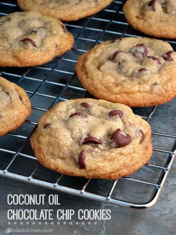 Coconut Oil Chocolate Chip Cookies