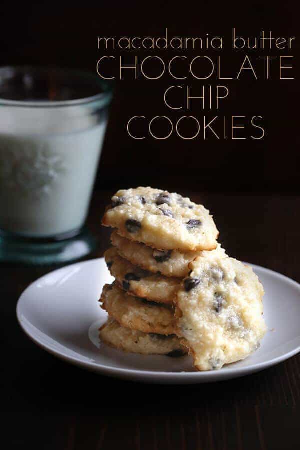 Macadamia Butter Chocolate Chip Cookies