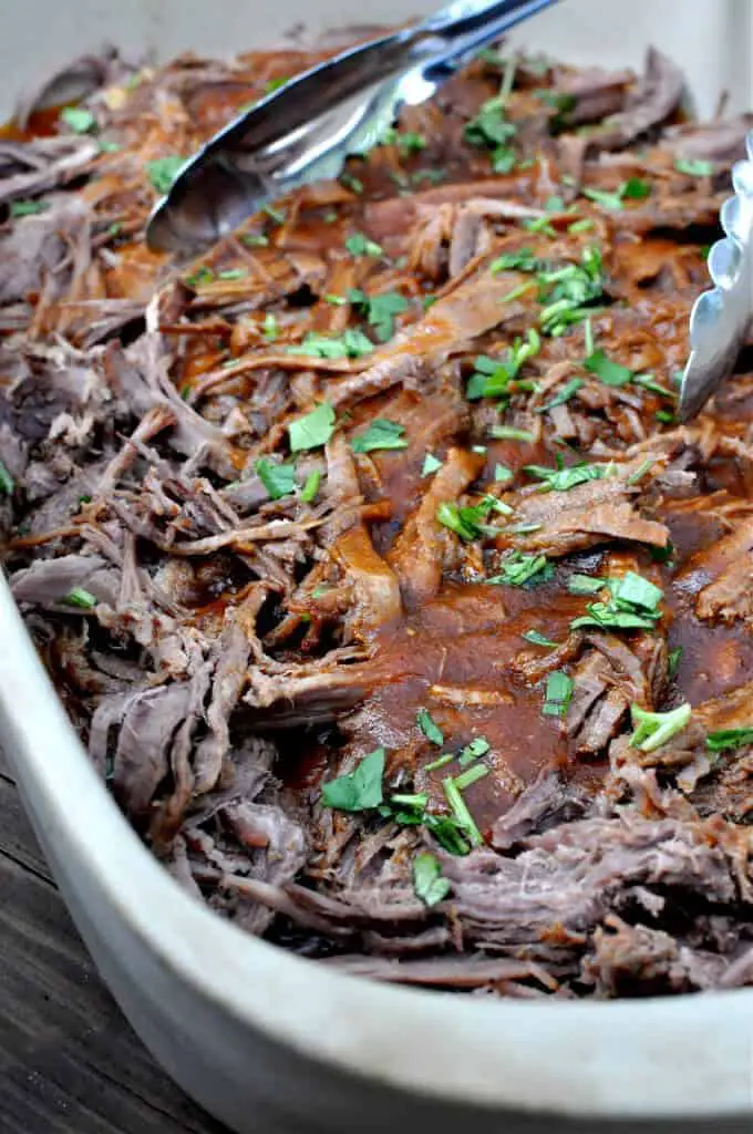 Paleo Crock Pot BBQ Pulled Beef