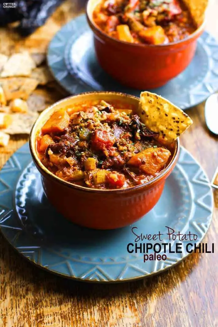 Paleo Crock Pot Sweet Potato Chipotle Chili