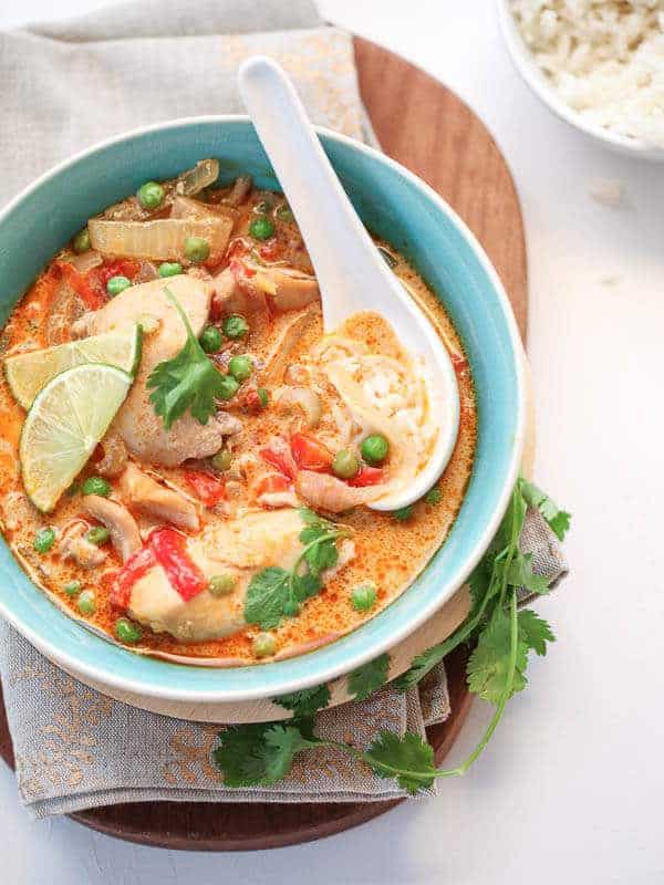 Paleo Slow Cooker Thai Chicken Soup