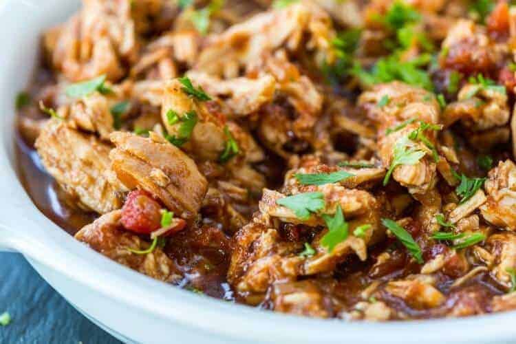 Paleo Crock Pot 3-Ingredient Balsamic Chicken