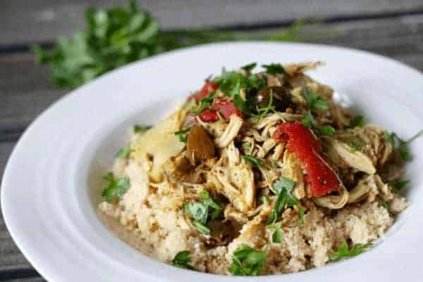 Paleo Crock Pot Mediterranean Chicken