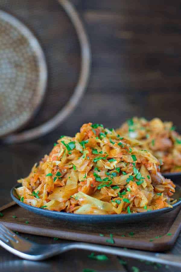 Cabbage Sauteed With Chicken