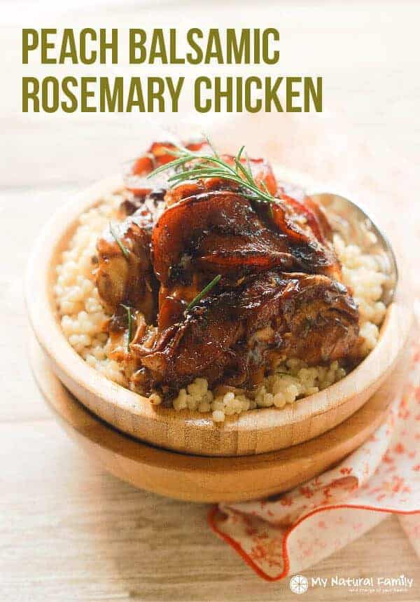 Peach Balsamic Rosemary Chicken Recipe