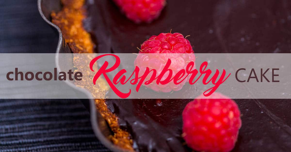Paleo Chocolate-Raspberry Cake