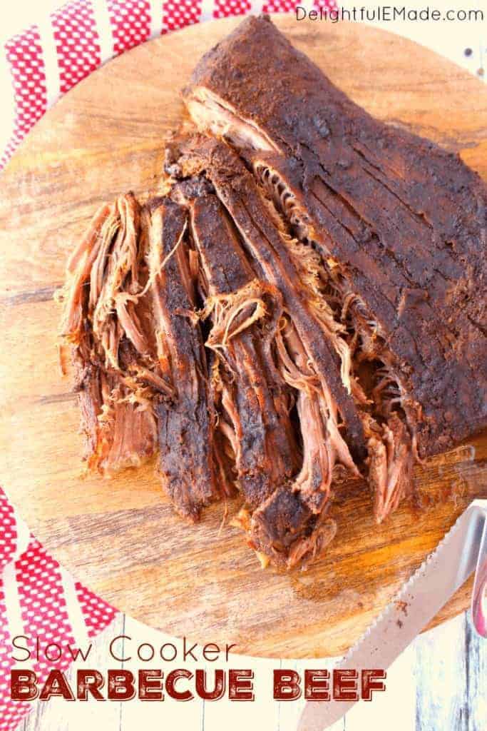 Slow Cooker Barbecue Beef