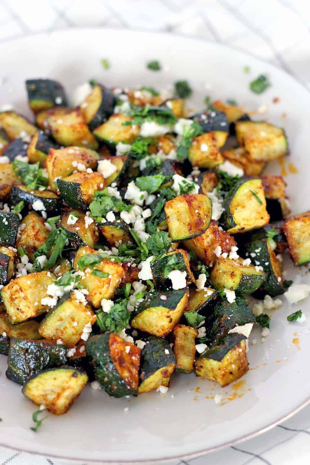 Mexican Roasted Zucchini