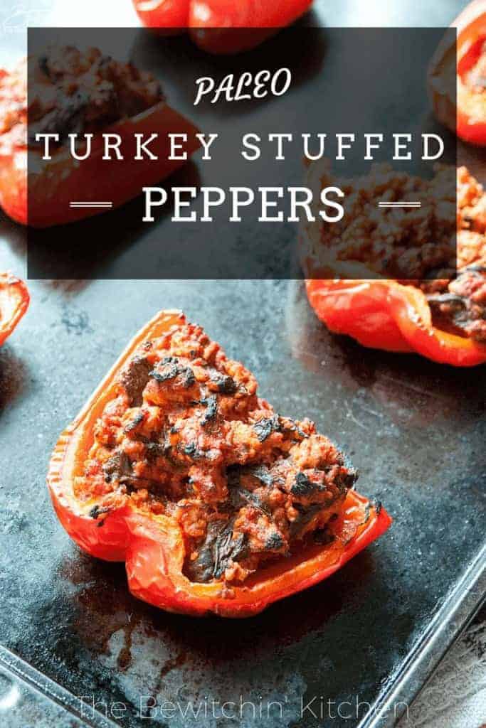 Paleo Turkey Stuffed Peppers