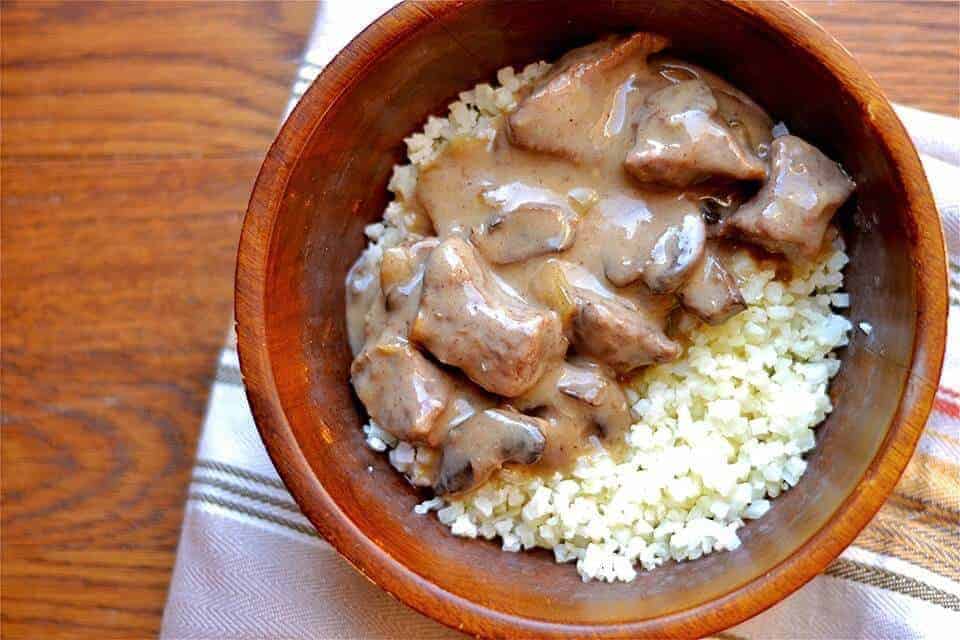 Slow Cooker Beef Stroganoff