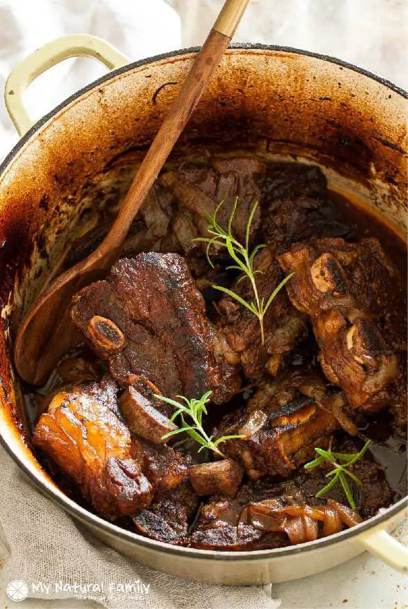 Paleo Short Ribs with Garlic and Rosemary