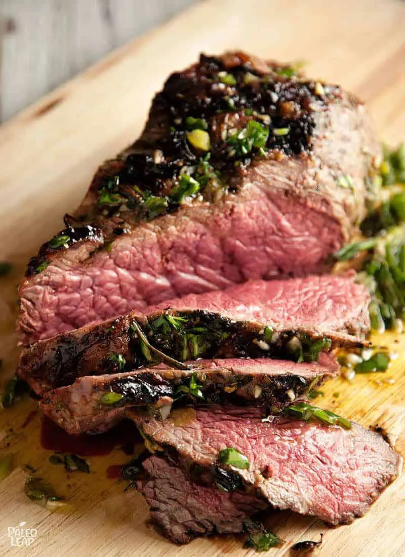 Beef Sirloin with Fresh Herb Marinade