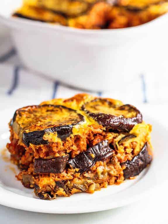 Easy and Budget Friendly Eggplant Beef Casserole