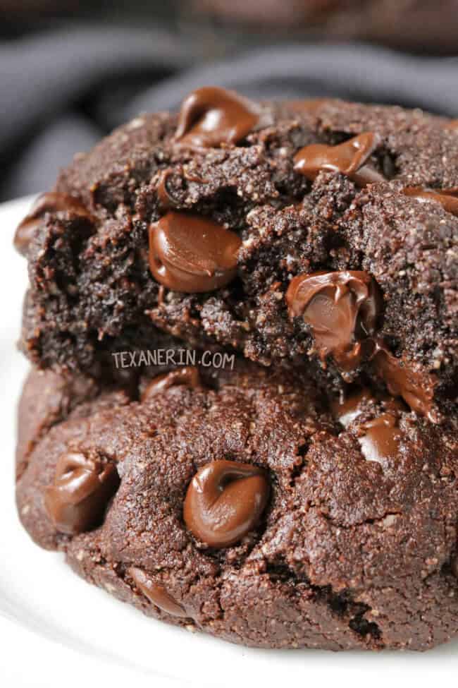 Perfect Paleo Double Chocolate Cookies (With Vegan Option)