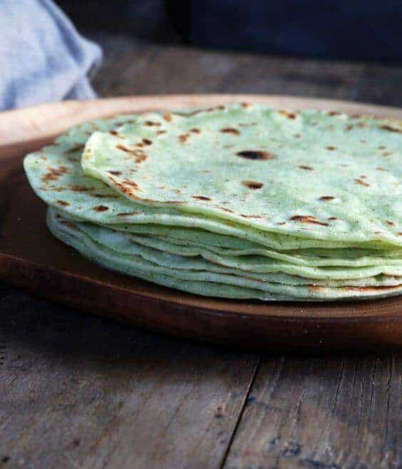 Gluten Free Zucchini Flour Tortillas