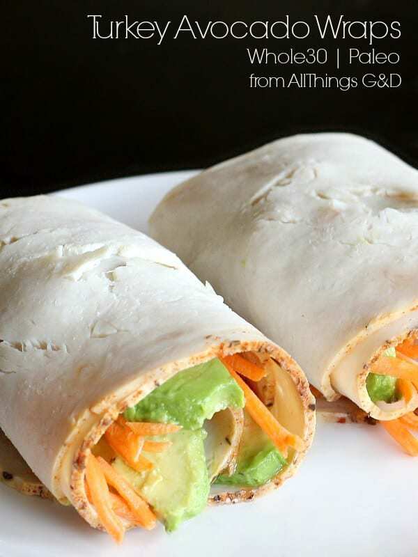 Turkey Avocado Wraps