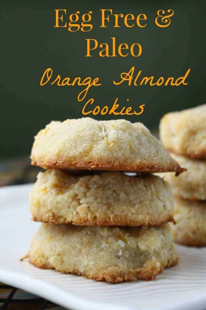 Grain Free Paleo Orange Almond Cookies