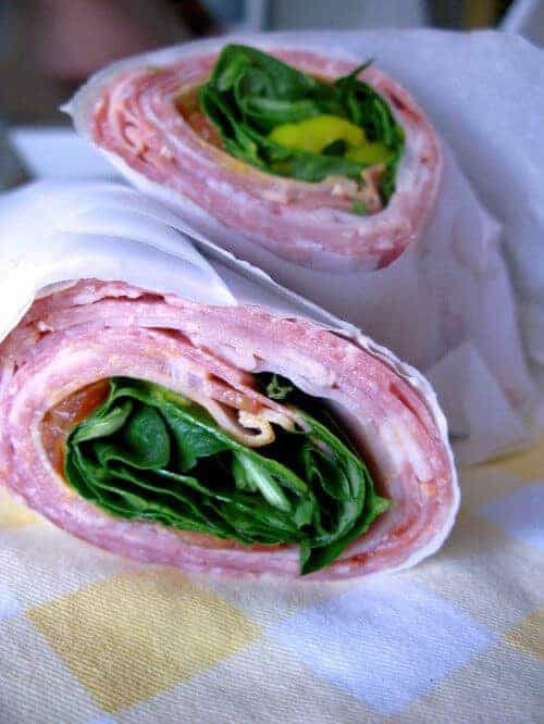 Paleo Italian Sub Roll Up