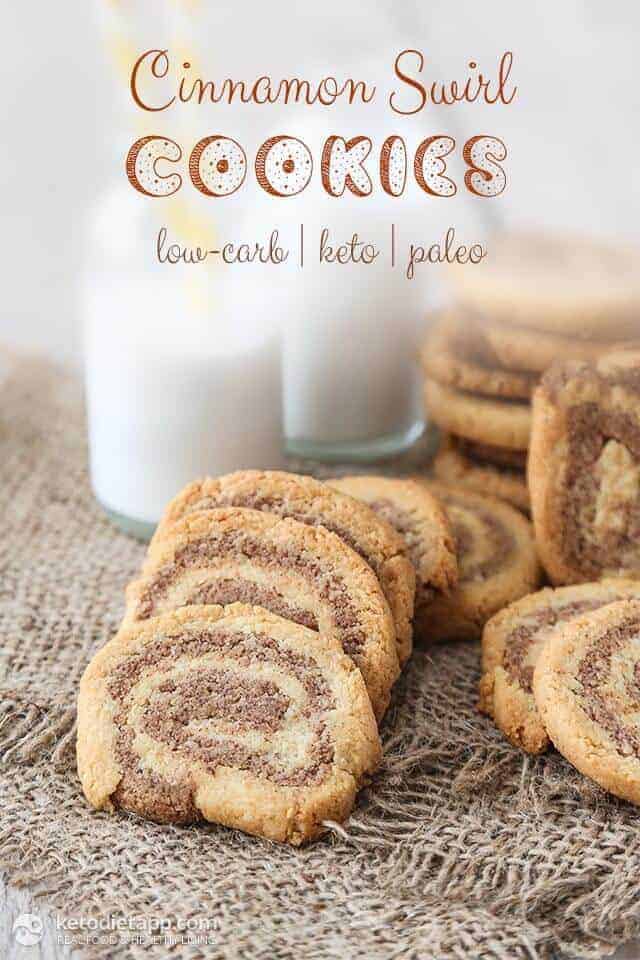 Keto Cinnamon Swirl Cookies