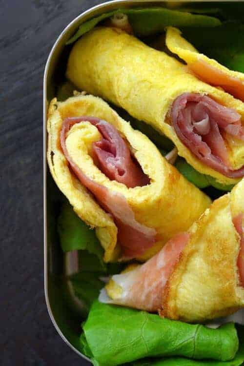 Prosciutto & Egg Roll Ups