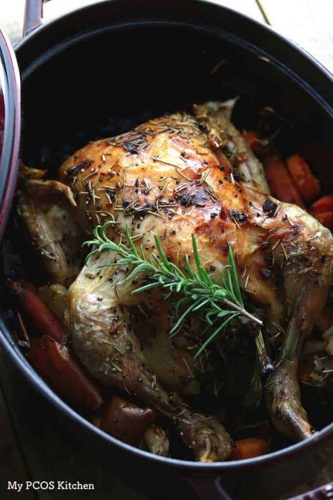 dutch oven roast chicken recipe
