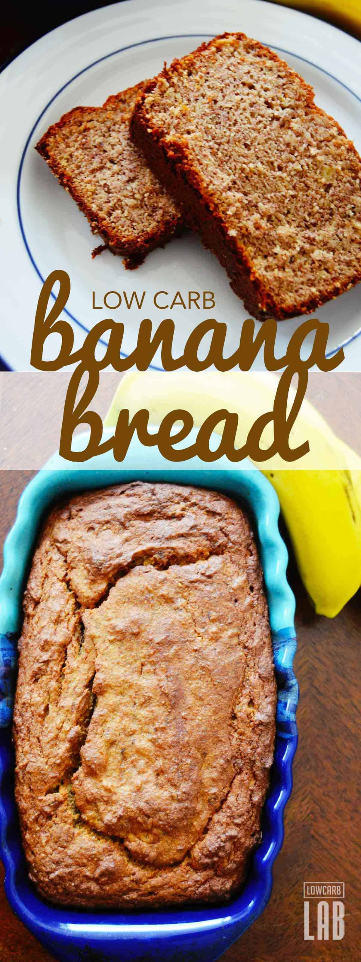Easy Low Carb Banana Bread Recipe